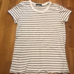 Striped brandy tee